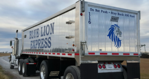 dump trucking services for Kansas City provided by Blue Lion trucking